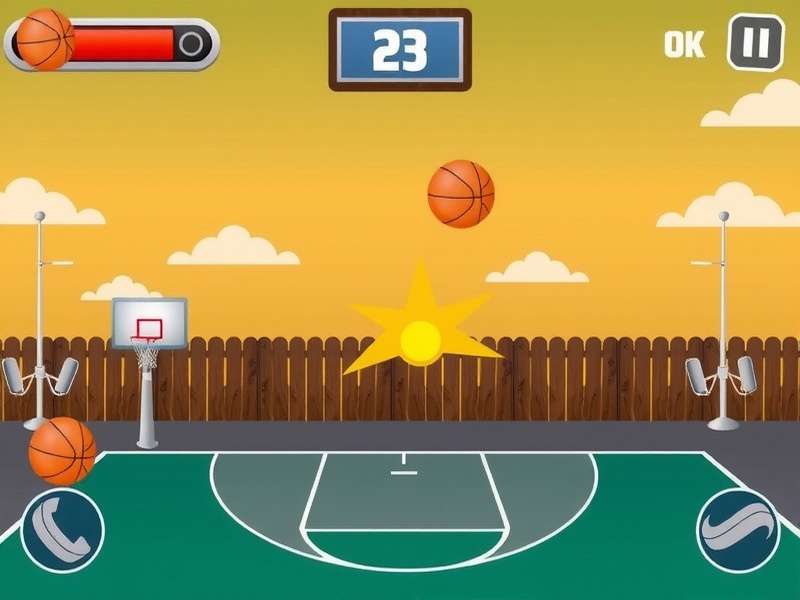 Free Throw Frenzy Gameplay Screenshot